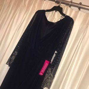 Cachet Navy Formal Dress